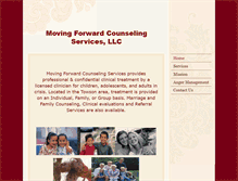Tablet Screenshot of movingforwardcounseling.com